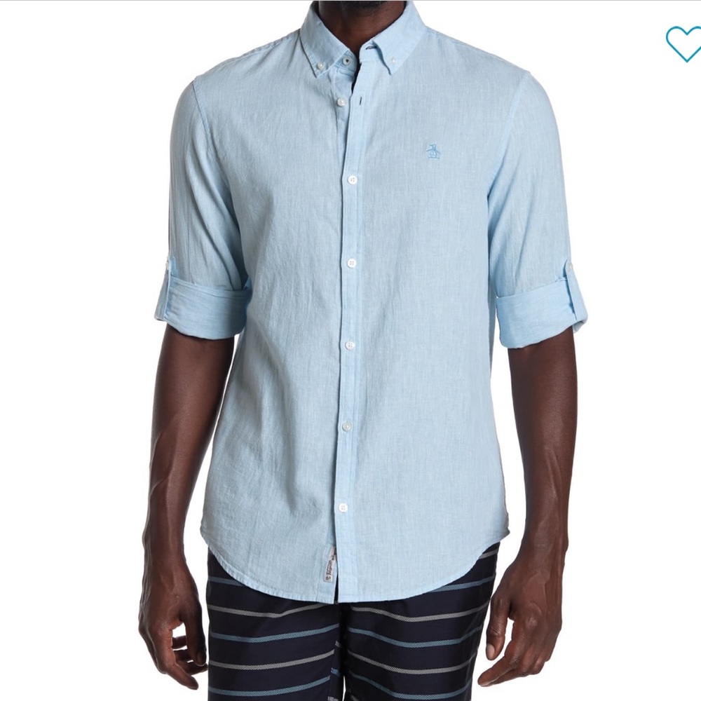 Original penguin Linen 🐧 shirt